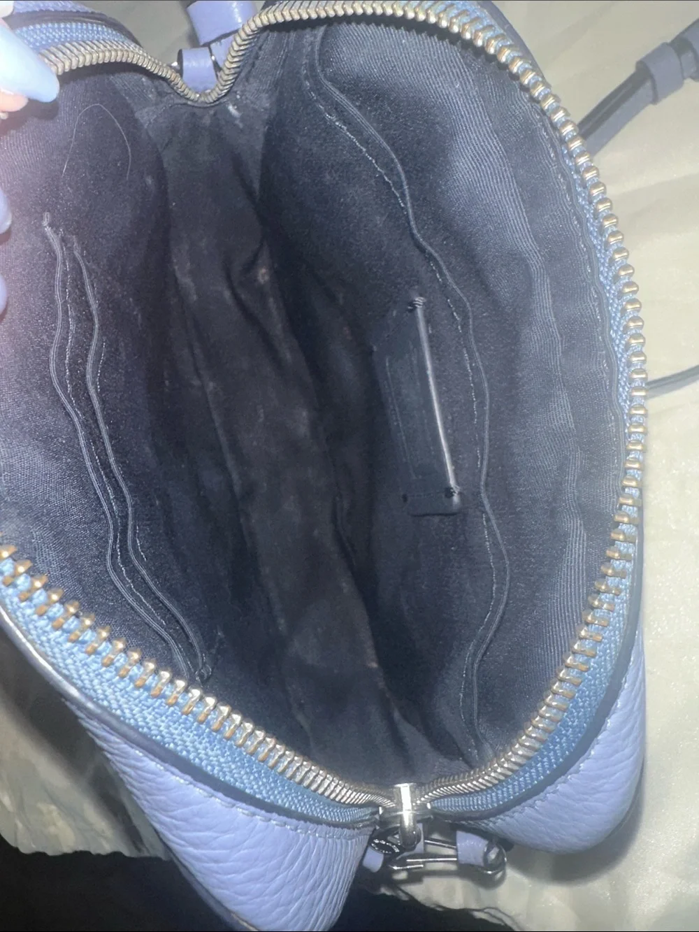 Coach Disney Blue Cinderella Leather Crossbody Bag C3406